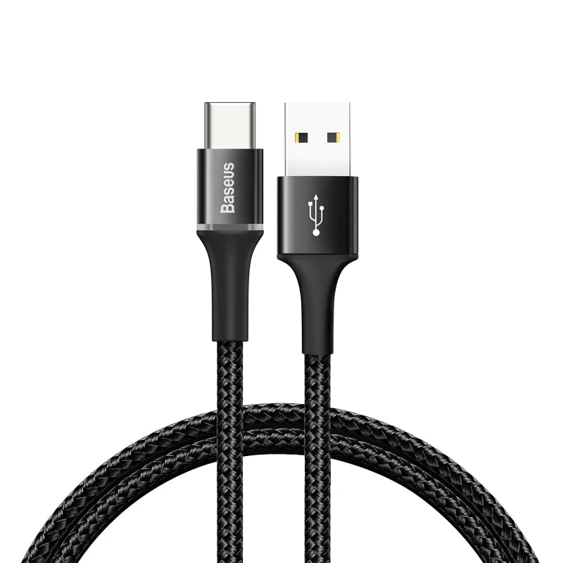 Baseus USB Type C Cable For Samsung for Xiaomi Redmi Note 7 Oneplus 7 Pro type-C Charger Mobile Phone USB C Fast Charging Cable