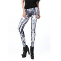 NADANBAO MECHA CosPlay Women Anime ROBOT Comic Cartoon Printed Elastic Ankle Pants Sporting Fitness Leggins
