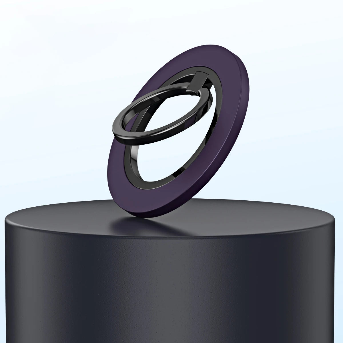 Mobile Phone Finger Ring Magnetic Holder for Magsafe Stand 360° Rotation Plating Magnet Metal Bracket for iPhone 16 14 Samsung