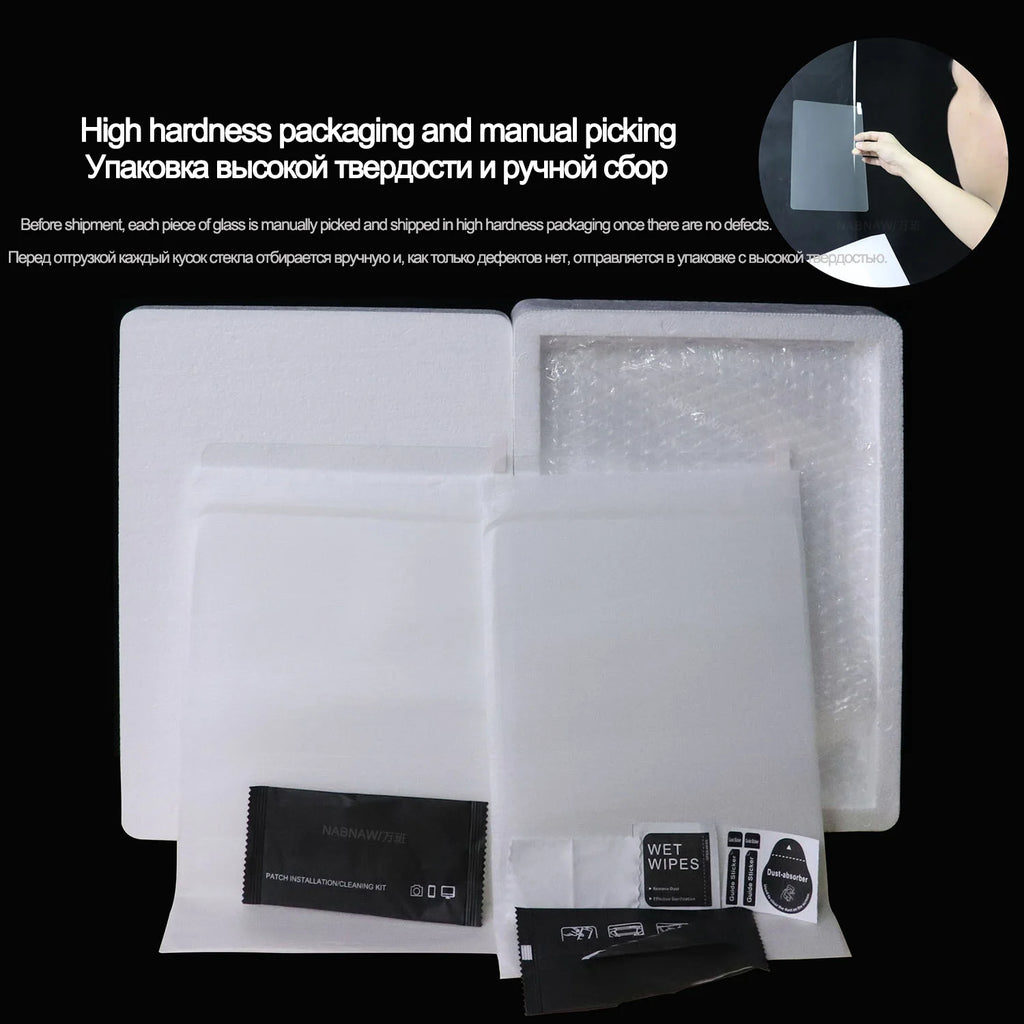 2 Pieces Hard Scratch Proof Film HD Tempered Glass Screen Protector For Lenovo Yoga Tab Plus 12.7 2025 TB-520FU