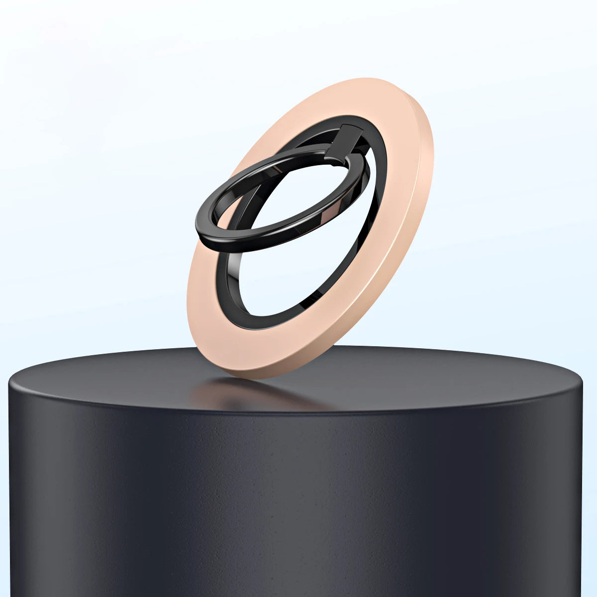 Mobile Phone Finger Ring Magnetic Holder for Magsafe Stand 360° Rotation Plating Magnet Metal Bracket for iPhone 16 14 Samsung