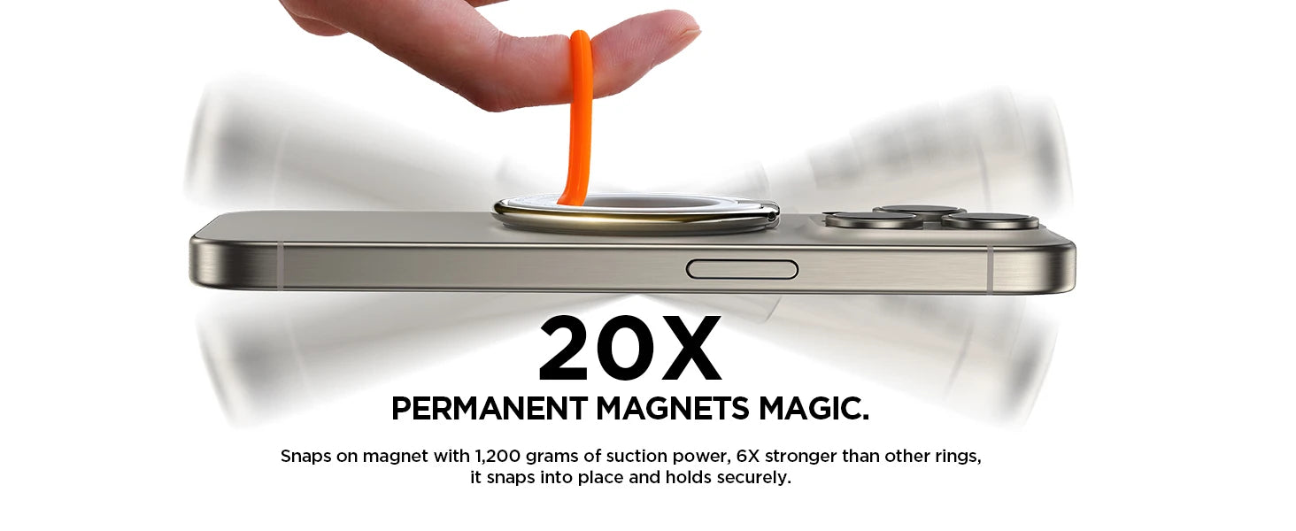 Joyroom Magnetic Phone Ring Holder for Magsafe Silicone Phone Grip Finger Ring Holder Stand for iPhone 15 14 13 12/Pro