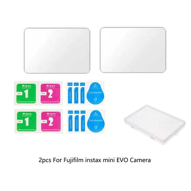 9H Tempered Glass Screen Protector for Fujifilm instax mini EVO Camera LCD Display Protective Glass Film Protection Accessories