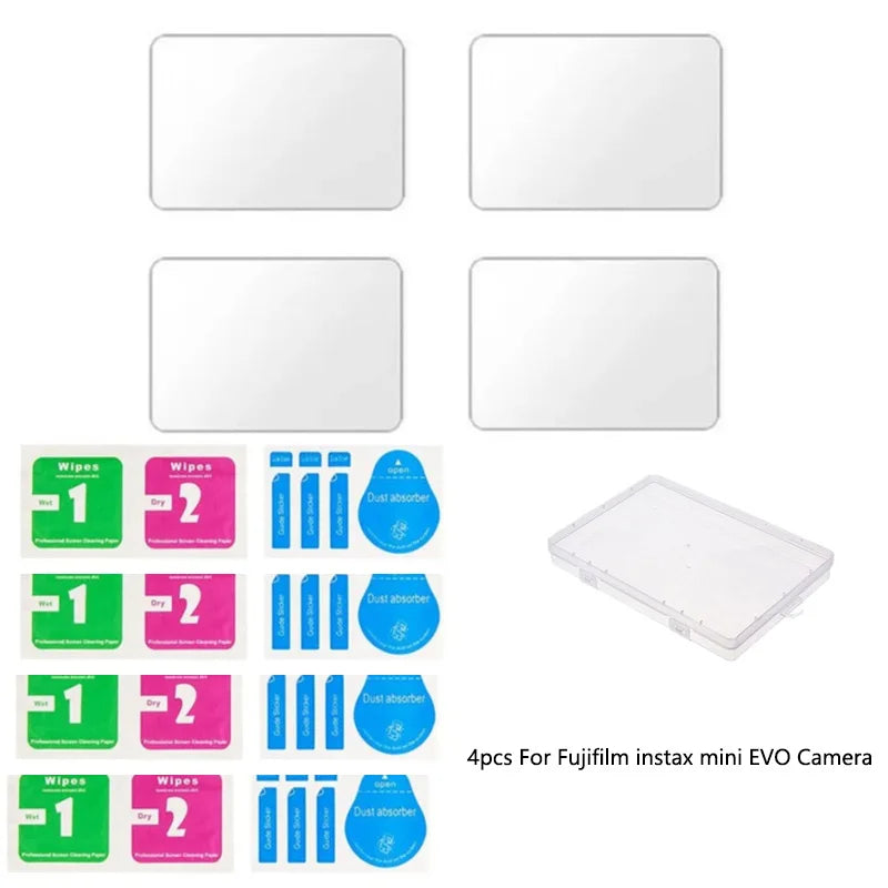 9H Tempered Glass Screen Protector for Fujifilm instax mini EVO Camera LCD Display Protective Glass Film Protection Accessories