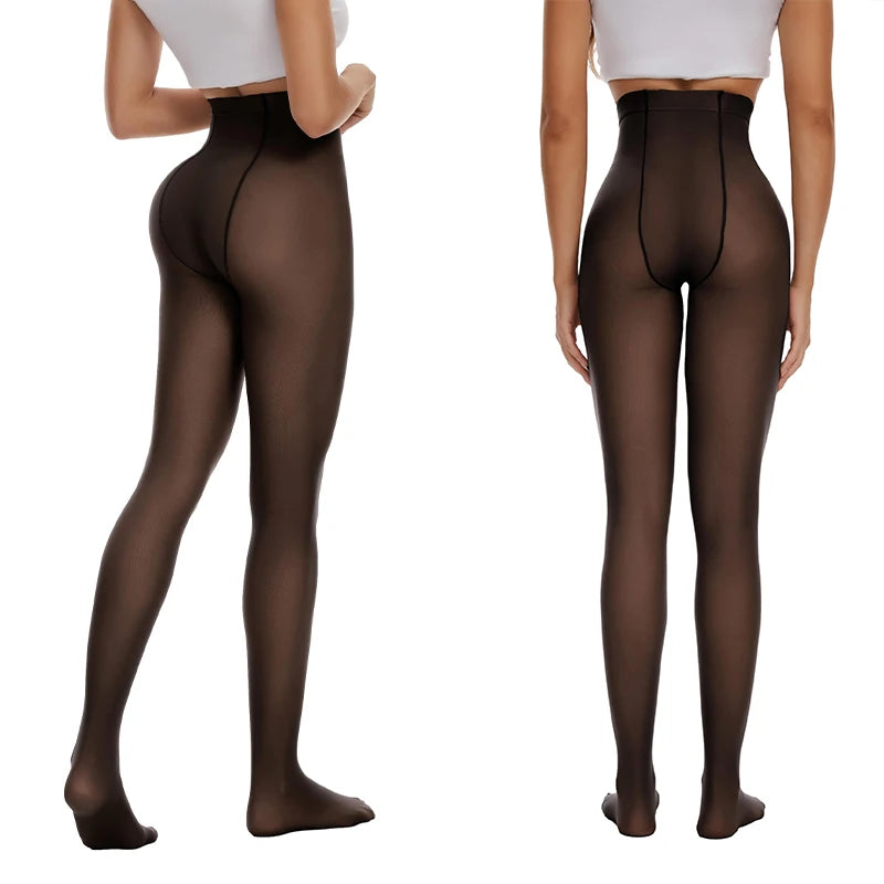 Leg Slimming Body Shaper Keep Warm Compression Leggings High Waist Control Panties Thigh Slimmer Butt Lifter Shapewear Leggins