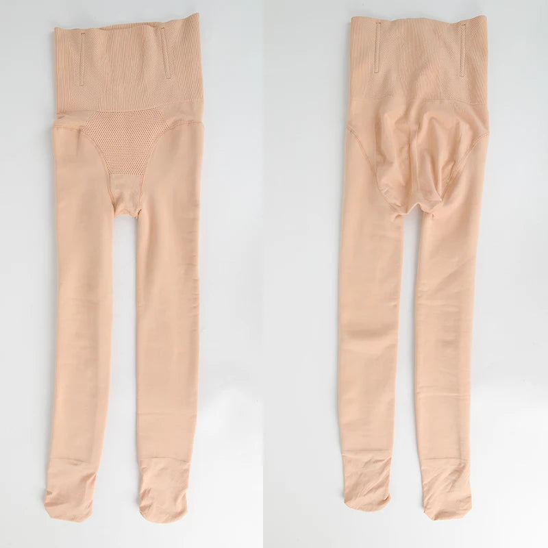 Leg Slimming Body Shaper Keep Warm Compression Leggings High Waist Control Panties Thigh Slimmer Butt Lifter Shapewear Leggins