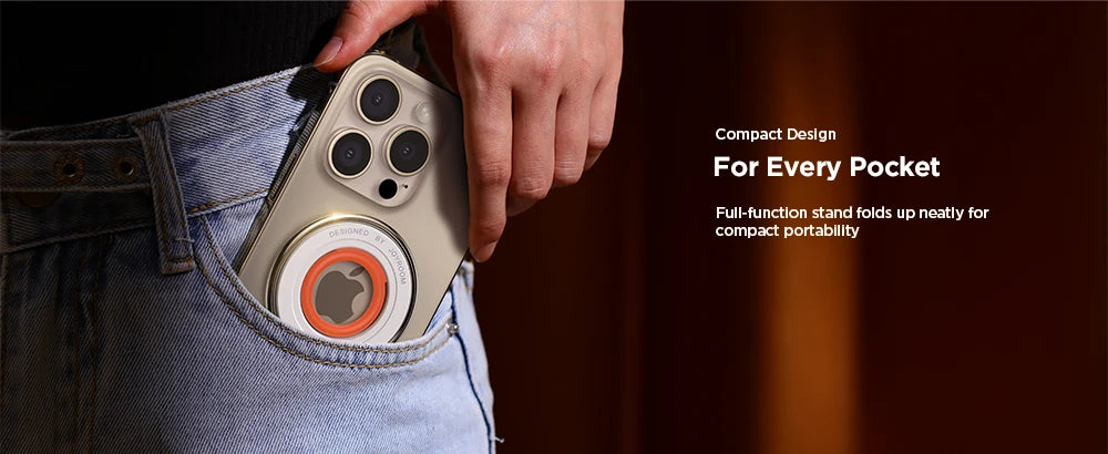 Joyroom Magnetic Phone Ring Holder for Magsafe Silicone Phone Grip Finger Ring Holder Stand for iPhone 15 14 13 12/Pro