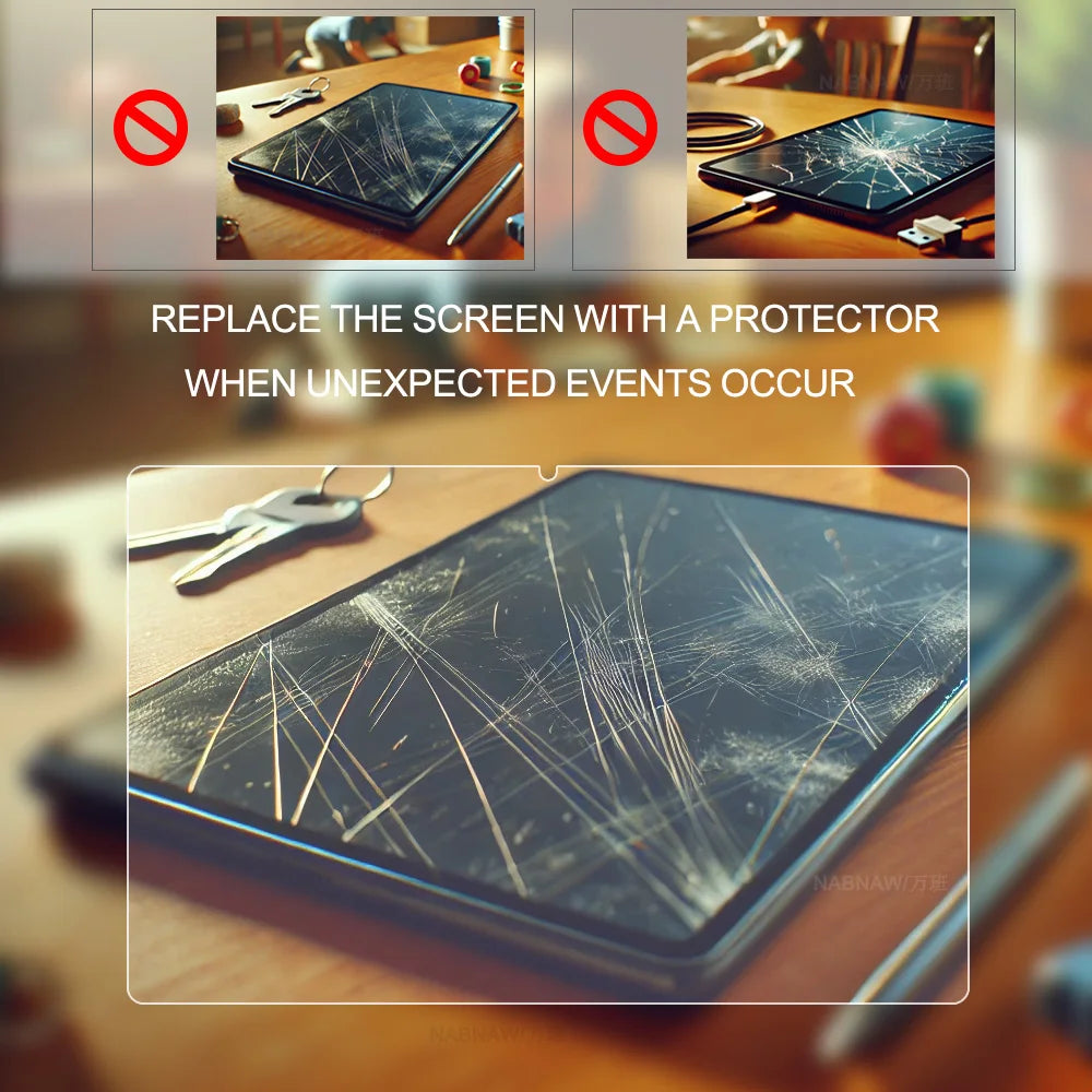 2 Pieces Hard Scratch Proof Film HD Tempered Glass Screen Protector For Lenovo Yoga Tab Plus 12.7 2025 TB-520FU