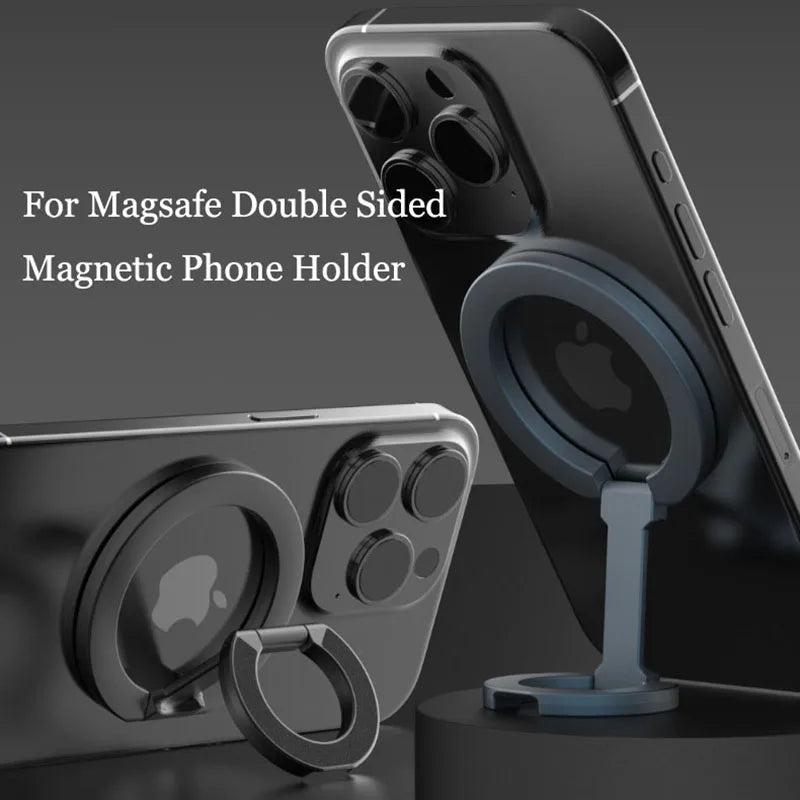 For MagSafe Double Sided Magnetic Phone Ring Holder Portable Folding Cellphones Stand Phone Accessories Support Bracket Grip Tok