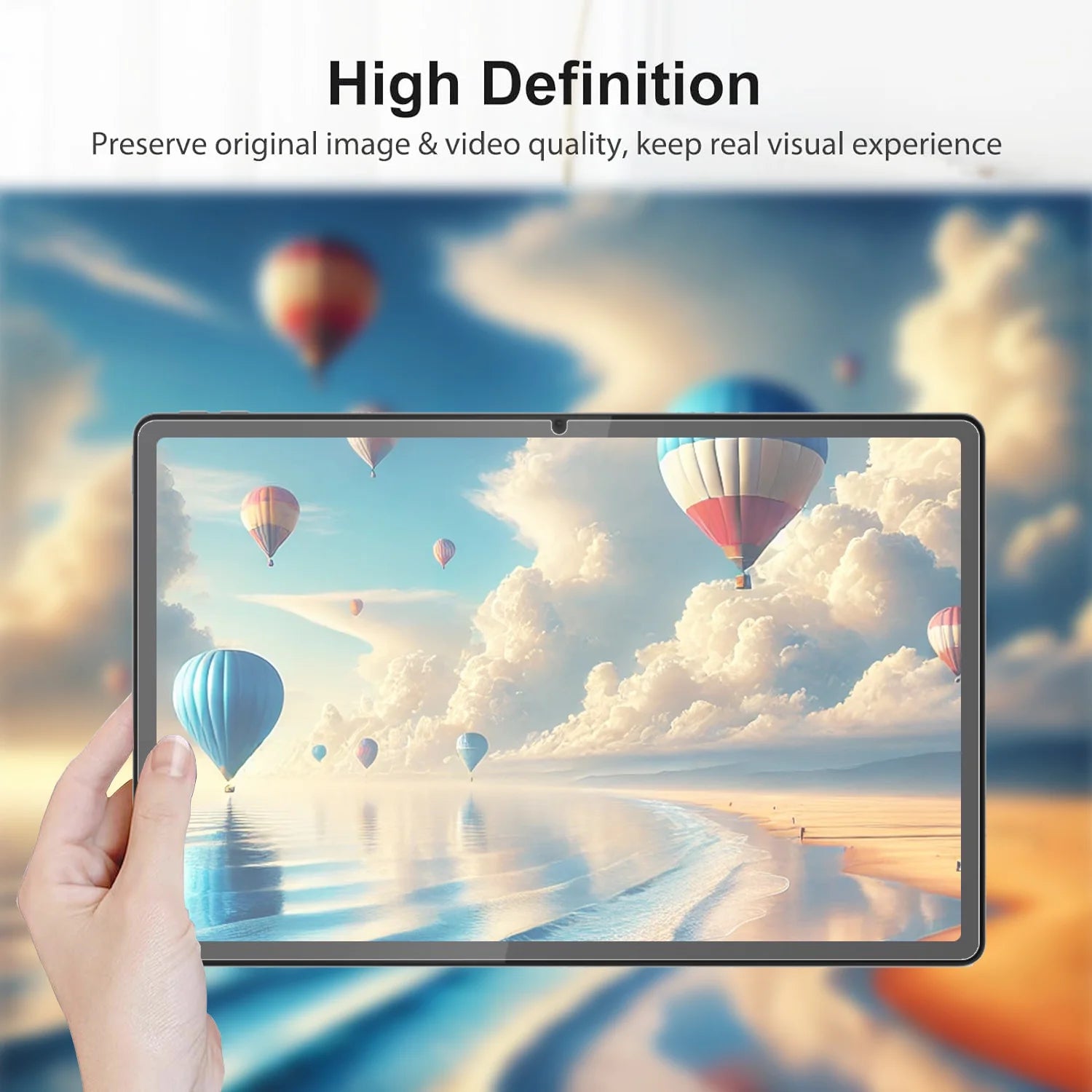 2 Pieces Hard Scratch Proof Film HD Tempered Glass Screen Protector For Lenovo Idea Tab Pro 12.7 2025 TB-373FU
