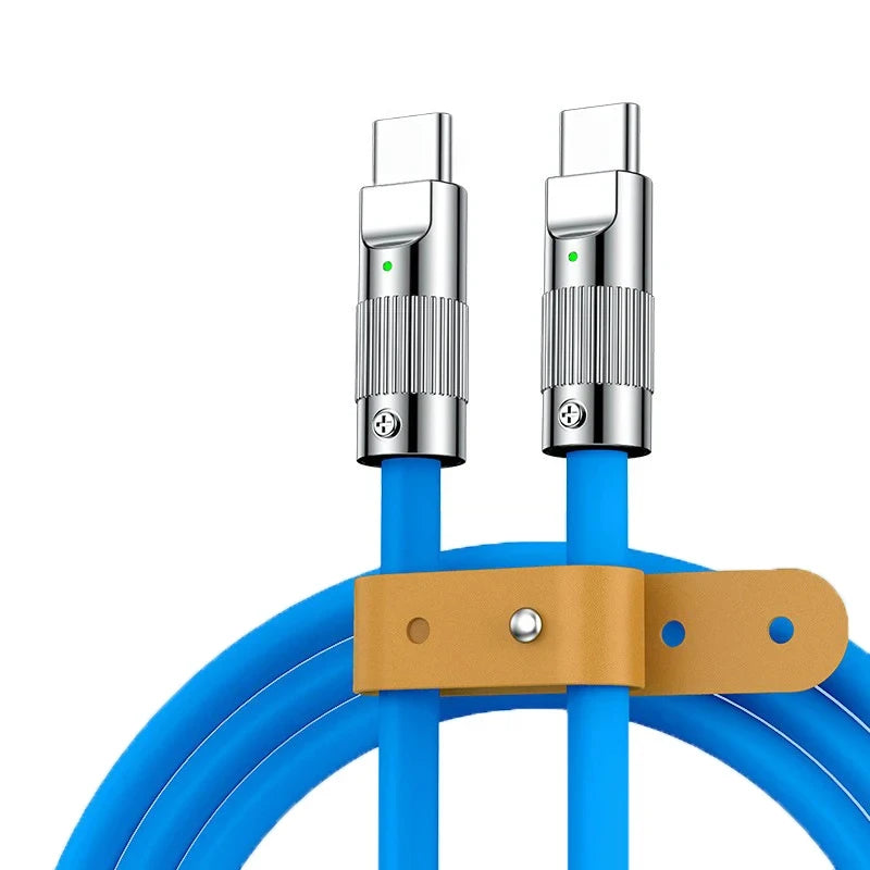 USB Type C To USB C Fast Charging Cable 1.5M USB C 120W Charger Wire Cord For iPhone 14 Pro Max Samsung Xiaomi Type-C USBC Cable