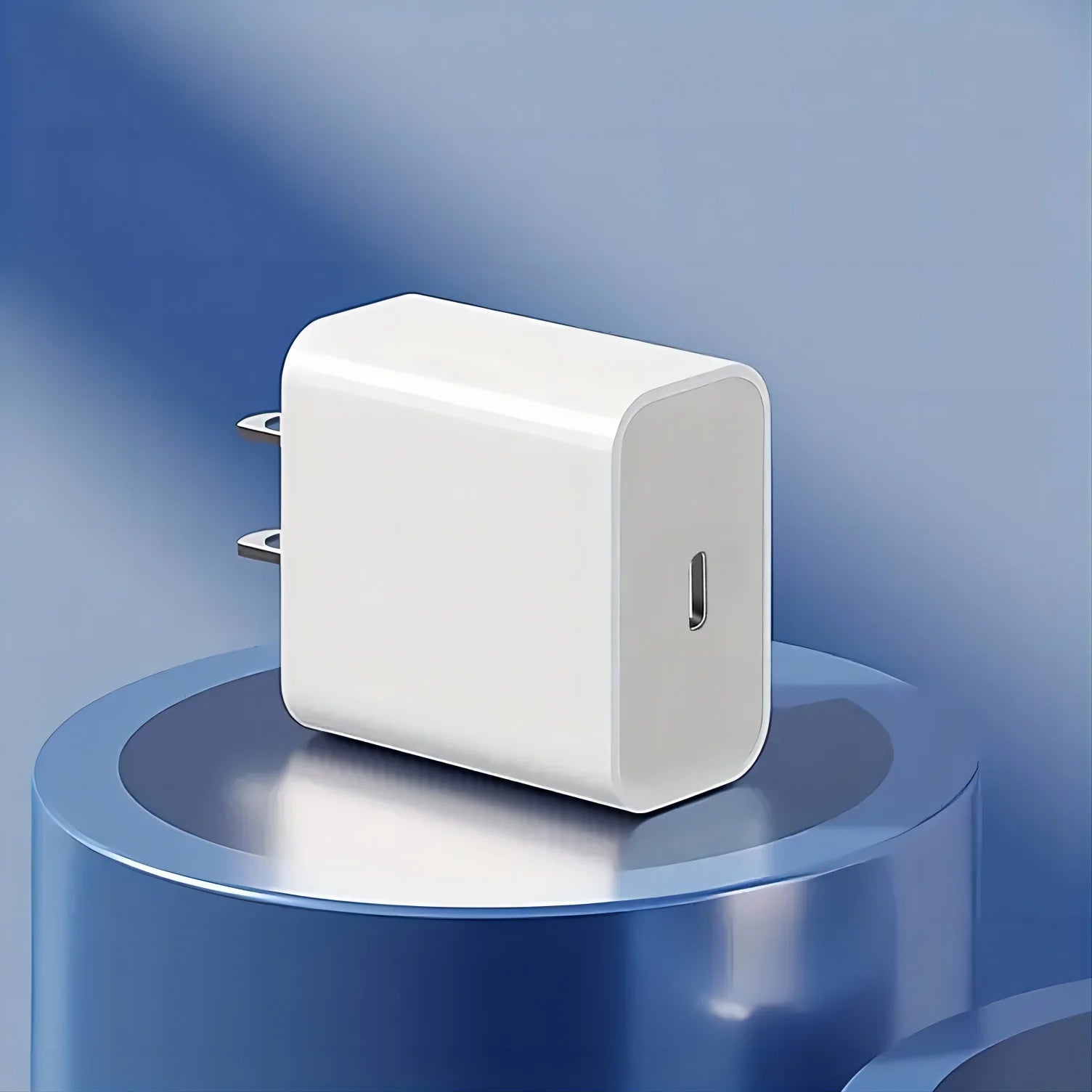 PD 20W Fast Charging US Charger Plug with 1M/3FT Cable for iPhone iPad