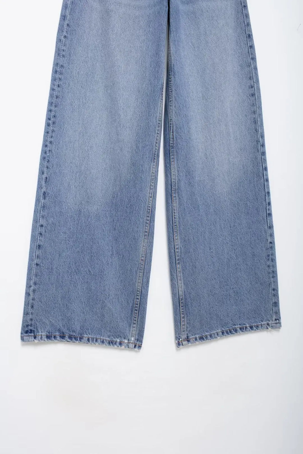 Jeans For Woman New Fashion Asymmetric Design High Waist Wide Leg Trousers Casual Women's Straight Leg Jeans