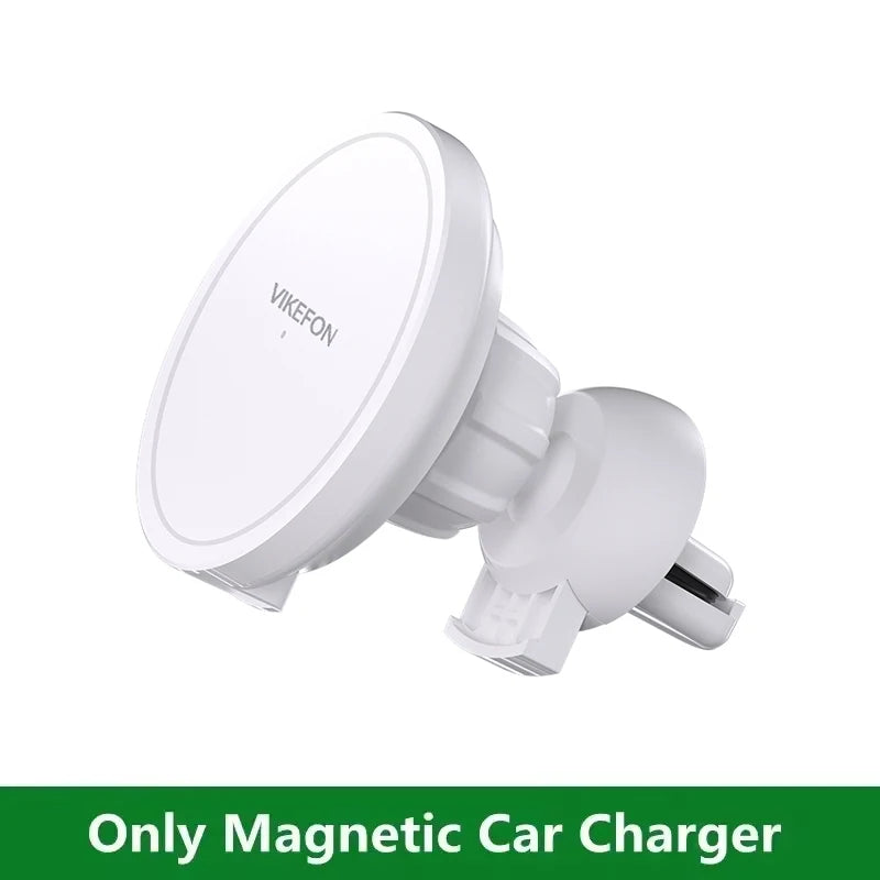 30W Magnetic Car Wireless Charger macsafe for iPhone 12 13 14 15 Pro Max Mini Air Vent Car Phone Holder Stand Fast Car Charging