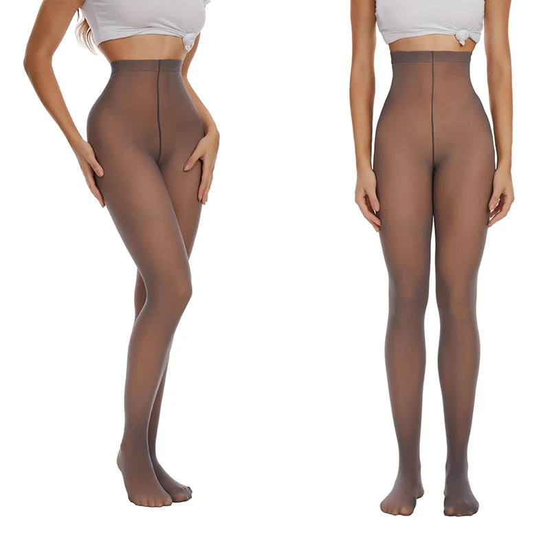 Leg Slimming Body Shaper Keep Warm Compression Leggings High Waist Control Panties Thigh Slimmer Butt Lifter Shapewear Leggins