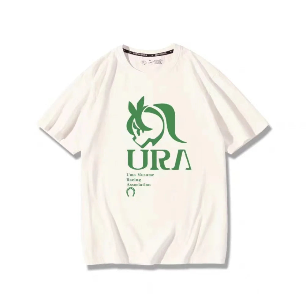 Uma Musume Pretty Derby Anime T-shirts Manga Graphic Oversized Women Cute Top Men Short Sleeve Tee Summer Kawaii