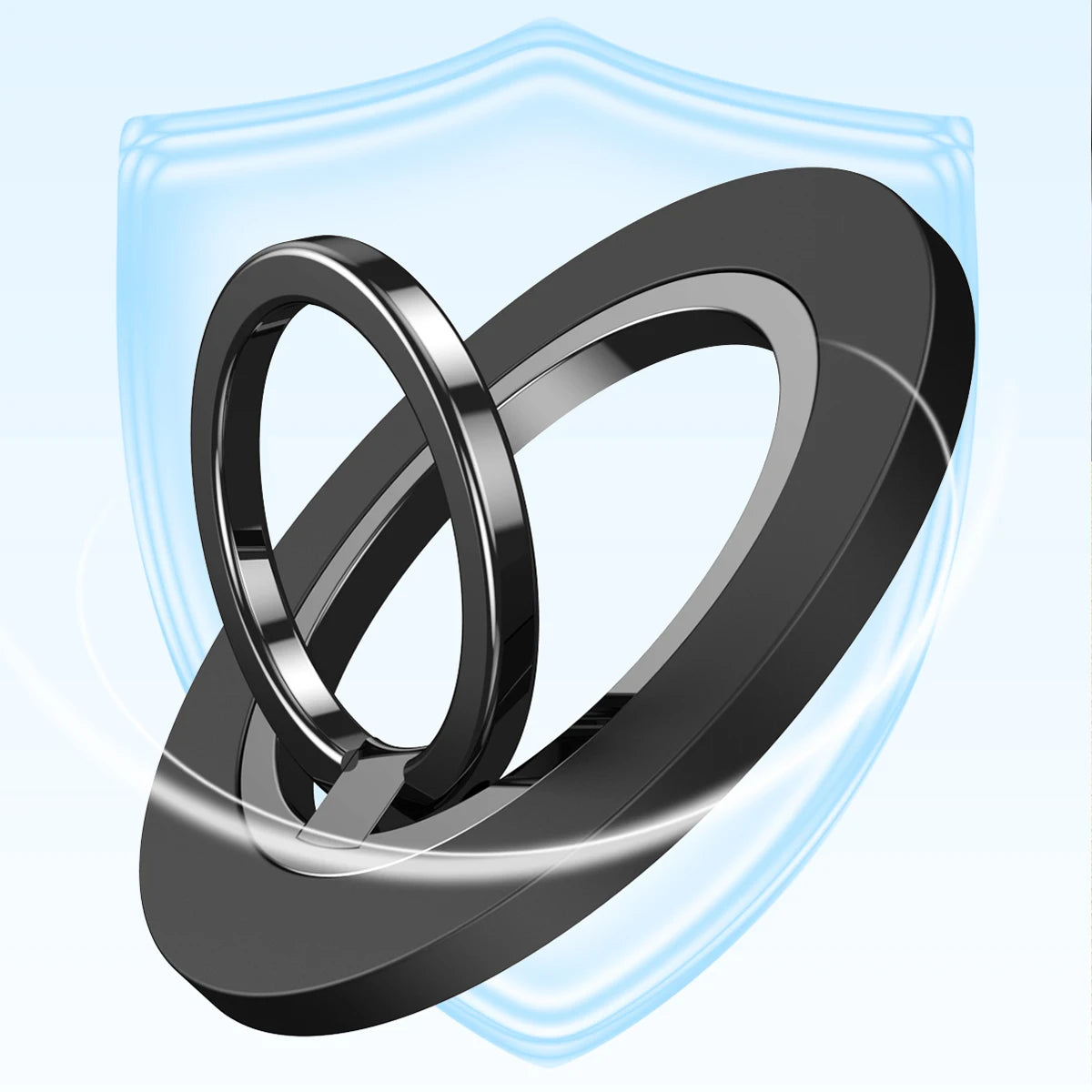 Mobile Phone Finger Ring Magnetic Holder for Magsafe Stand 360° Rotation Plating Magnet Metal Bracket for iPhone 16 14 Samsung