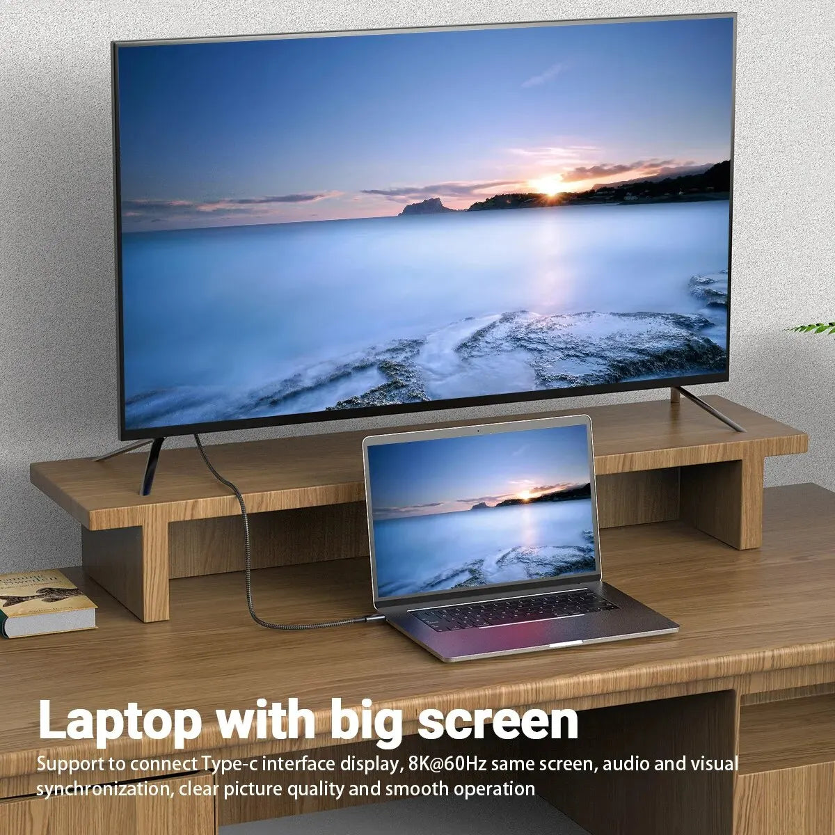 240W USB C to USB C Fast Charging Cable, 39.37IN Braided with 8K Video& 40Gbps Speed for iPhone 15Pro/Max Samsung Galaxy S22/23