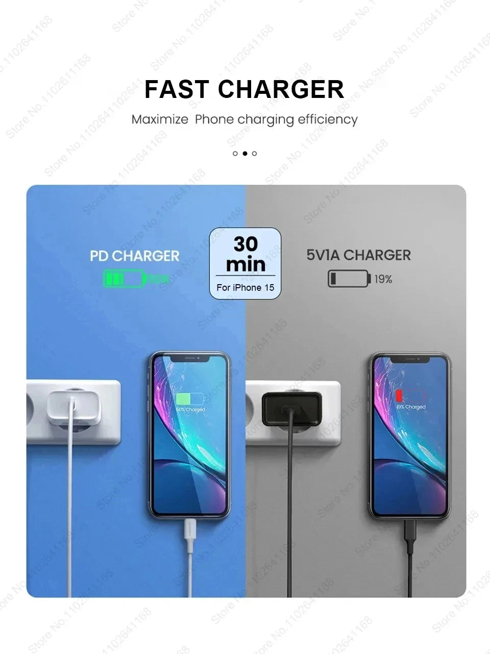 For Apple PD 20W Fast Charger For iPhone 15 13 12 11 14 16 Pro Max Plus X XR XS MAX iPad Quick Charger USB C Fast Charging Cable