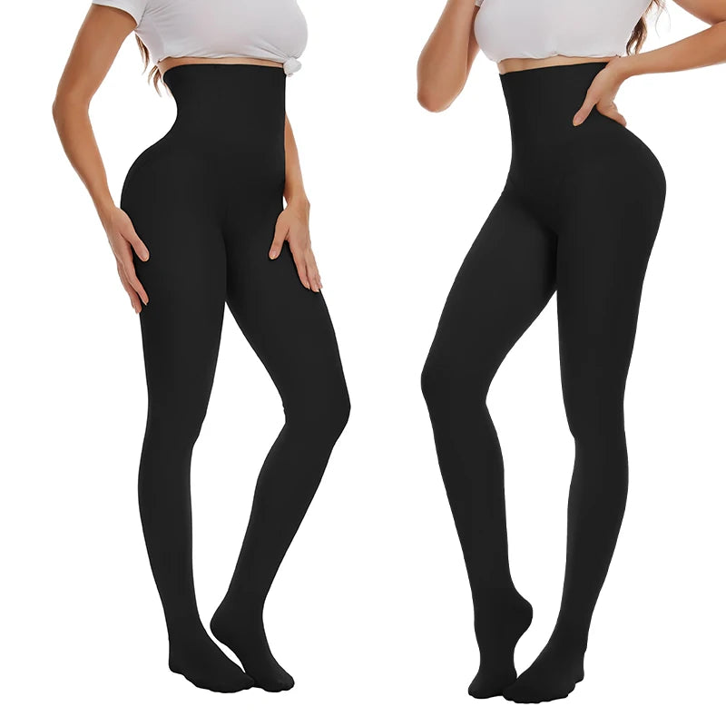 Leg Slimming Body Shaper Keep Warm Compression Leggings High Waist Control Panties Thigh Slimmer Butt Lifter Shapewear Leggins