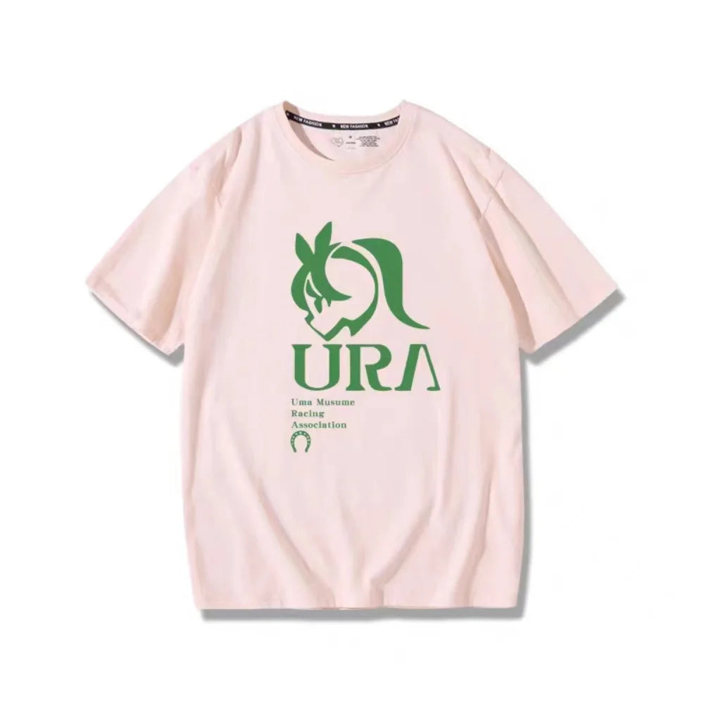 Uma Musume Pretty Derby Anime T-shirts Manga Graphic Oversized Women Cute Top Men Short Sleeve Tee Summer Kawaii