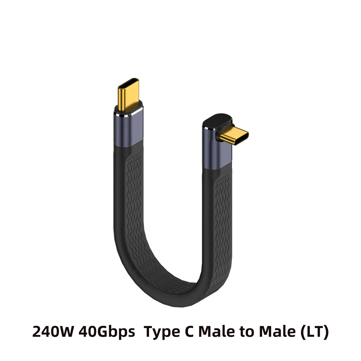 PD 240W 5A Type C to USB C Fast Charging Cable USB 4.0 Gen3 40Gbps Thunderbolt 3 8K@60Hz FPC Data Cable Cord for MacBook Pro