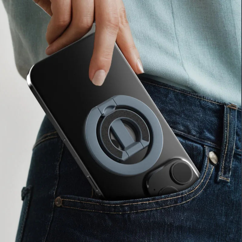 For MagSafe Double Sided Magnetic Phone Ring Holder for iPhone 15 Cellphones Stand Phone Accessories Support Telephone Grip Tok