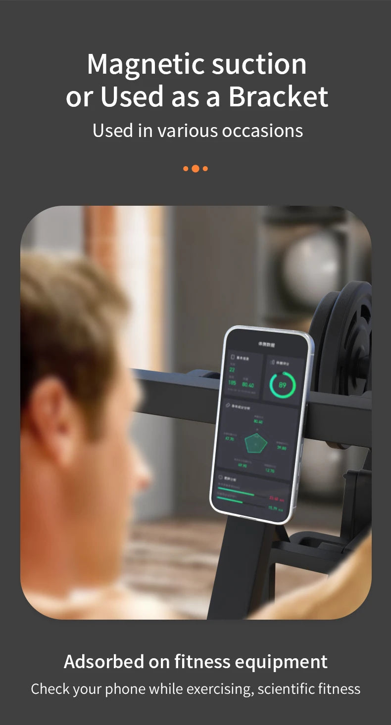 Magnetic KutumyQC Cell Phone Ring Holder Compatible with iPhone 12 13 14 15 Series MagSafe Removable Cell Phone Grip Kickstand