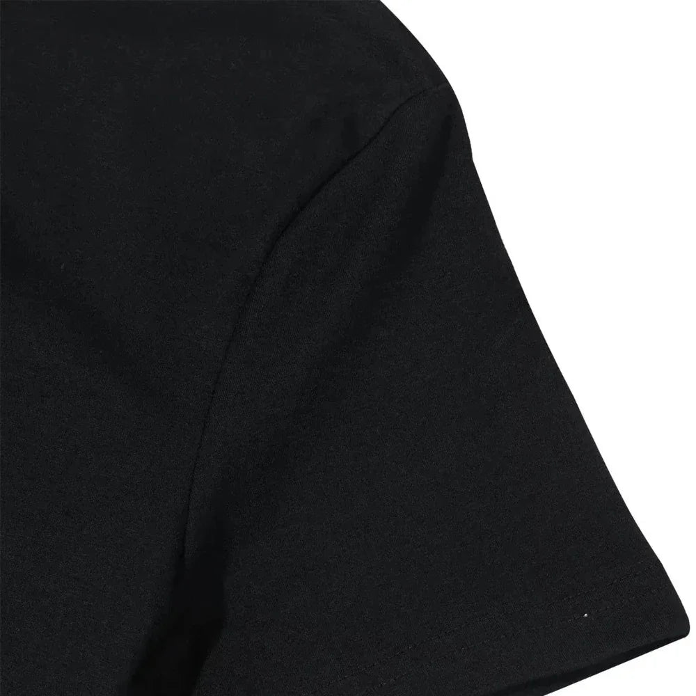 Men Clothing Men T Shirts Unisex Vintage Rock Band Graphic Black Short Sleeve Round Neck Tee with Retro Music Design Breathable