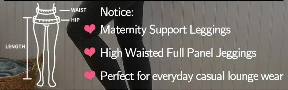 High Waist pregnancy Leggings Skinny Maternity clothes for pregnant women Belly Support Knitted Leggins Body Shaper Trousers