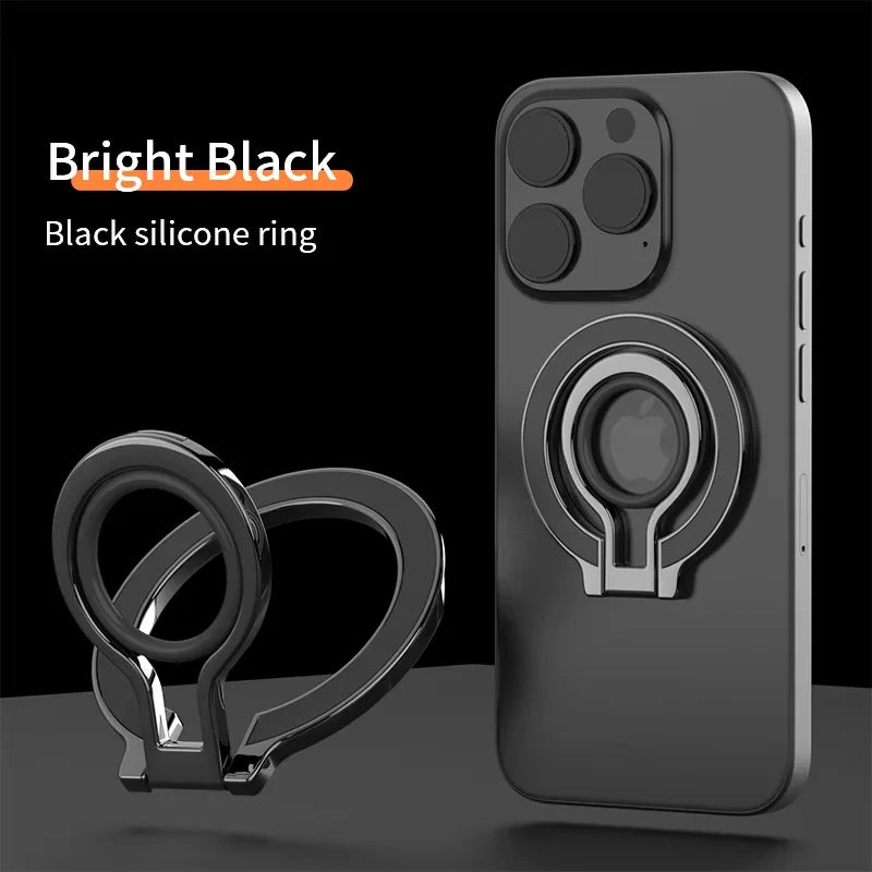 Magnetic Cell Phone Ring Holder Compatible with iPhone 12 13 14 15 Series MagSafe Removable Cell Phone Grip Kickstand