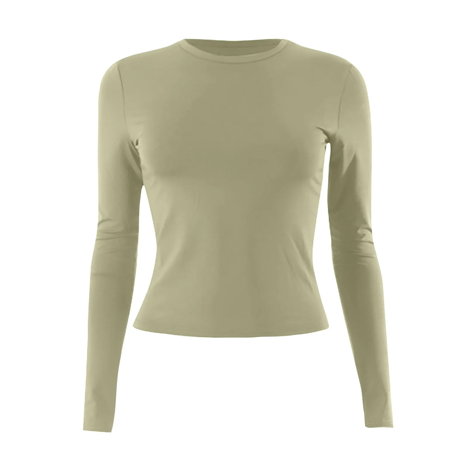 Cotton O Neck Long Sleeve Shirt Women Sexy Cropped Tops 2025 Autumn Black Casual Skinny Slim Basic Woman T Shirts White Clothing