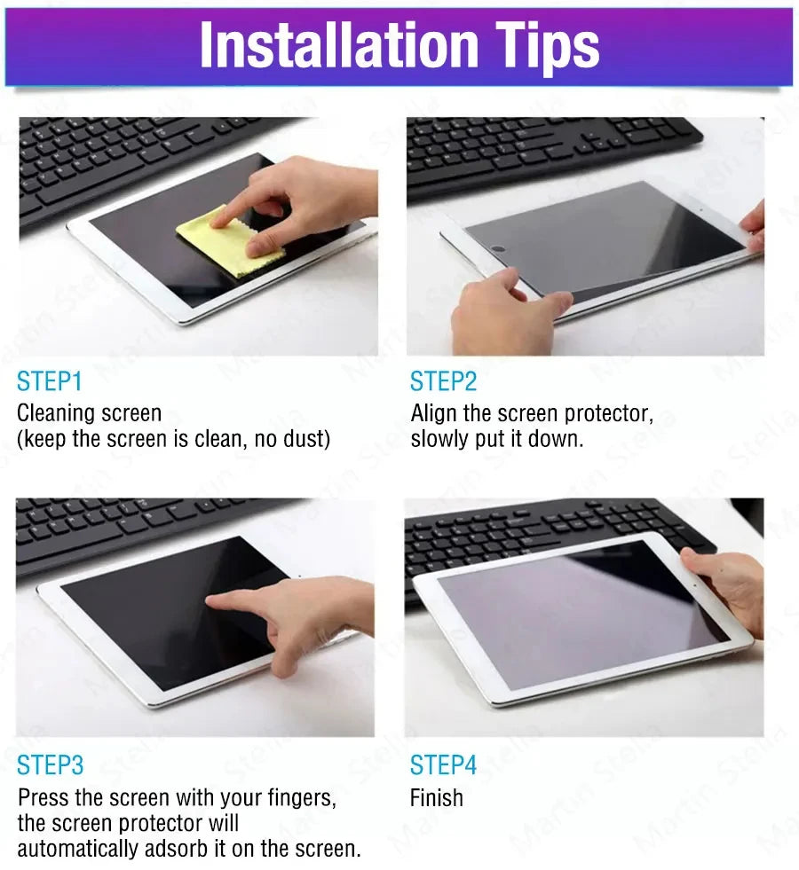 2Pcs Tempered Glass Screen Protector for Lenovo Idea Tab Pro 12.7 2025 inch Film Glass