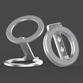 For Double-Sided Magnetic Phone Ring Holder for MagSafe Kickstand Magnet Grip for iPhone 16 15 14 For Huawei Xiaomi Stand Holder