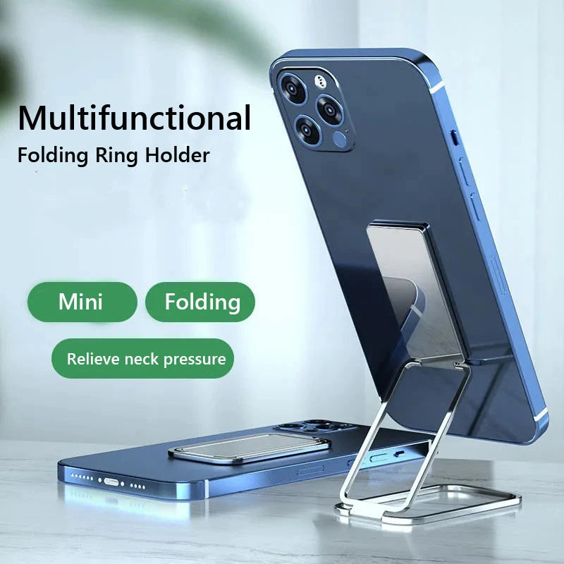 Phone Ring Holder Finger Kickstand 360° Rotation Grip Laptop Stand Foldable Telephone Accessories for Xiaomi Iphone 16 Pro Max