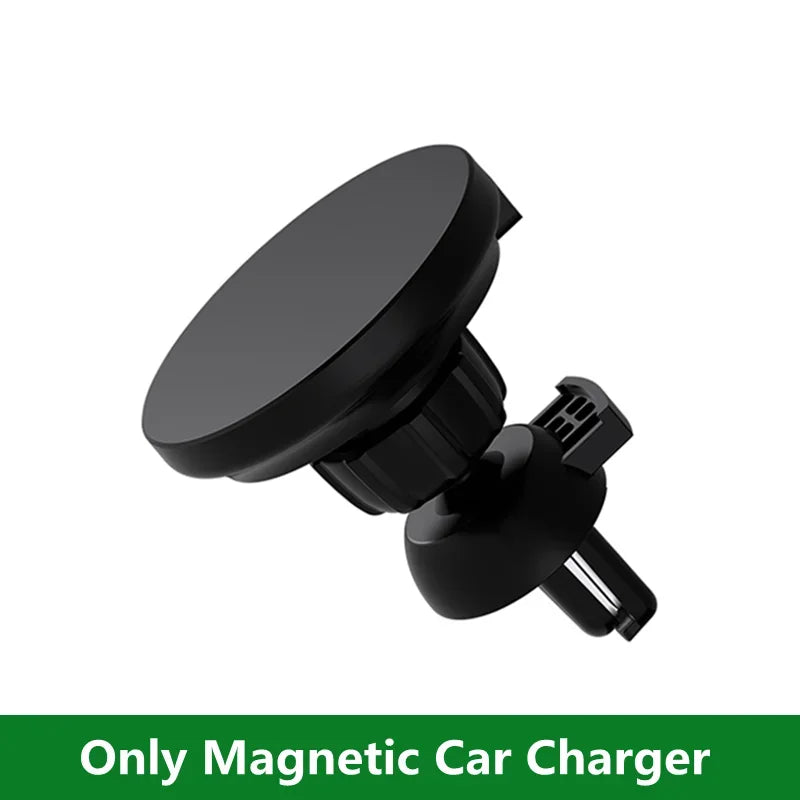 30W Magnetic Car Wireless Charger macsafe for iPhone 12 13 14 15 Pro Max Mini Air Vent Car Phone Holder Stand Fast Car Charging