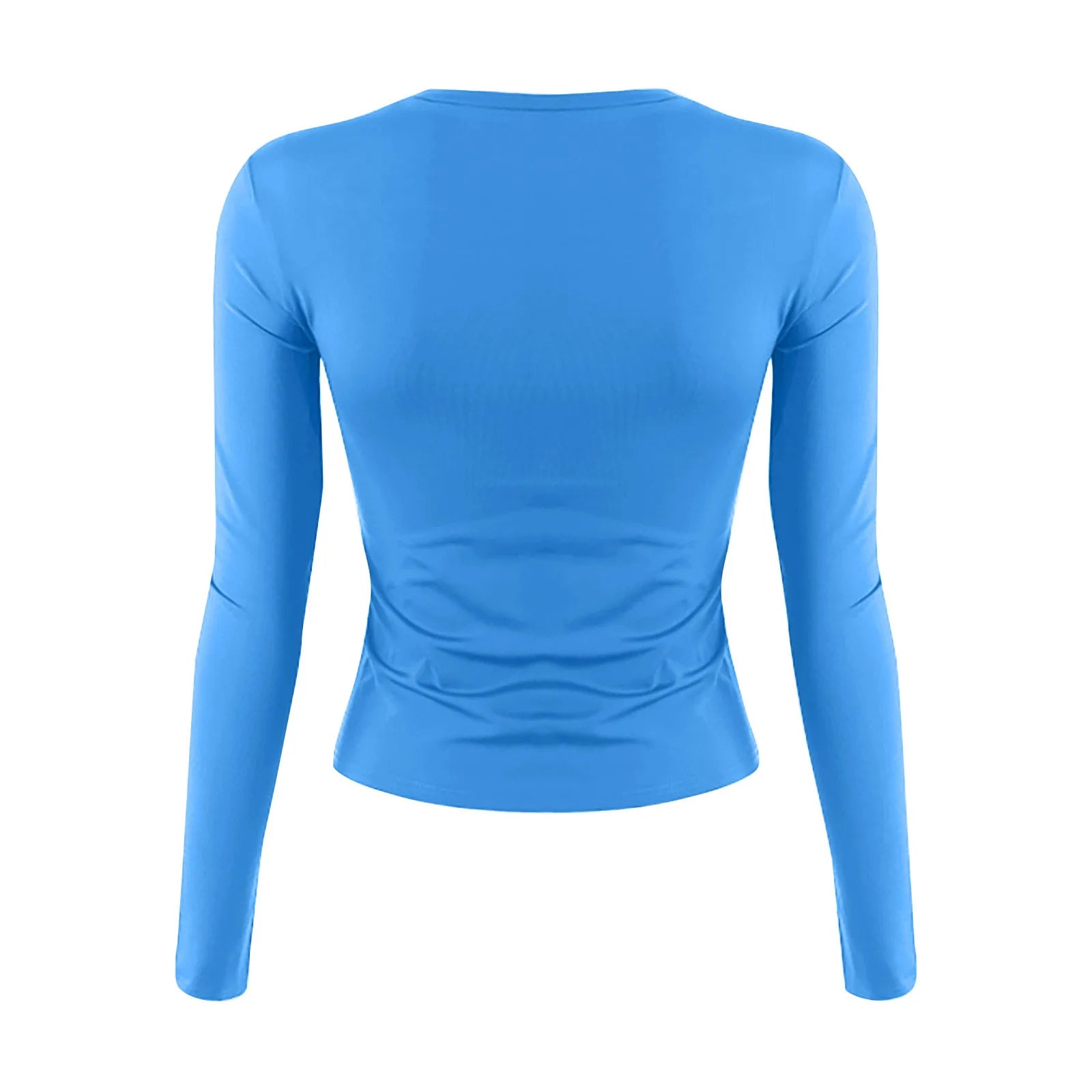 Cotton O Neck Long Sleeve Shirt Women Sexy Cropped Tops 2025 Autumn Black Casual Skinny Slim Basic Woman T Shirts White Clothing