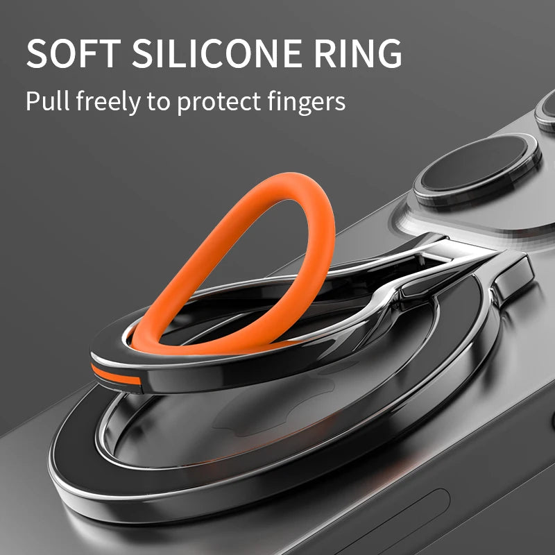 Magnetic Cell Phone Ring Holder Compatible with iPhone 12 13 14 15 Series MagSafe Removable Cell Phone Grip Kickstand