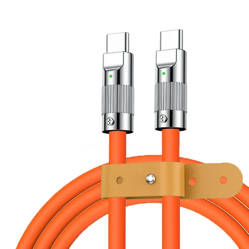 USB Type C To USB C Fast Charging Cable 1.5M USB C 120W Charger Wire Cord For iPhone 14 Pro Max Samsung Xiaomi Type-C USBC Cable