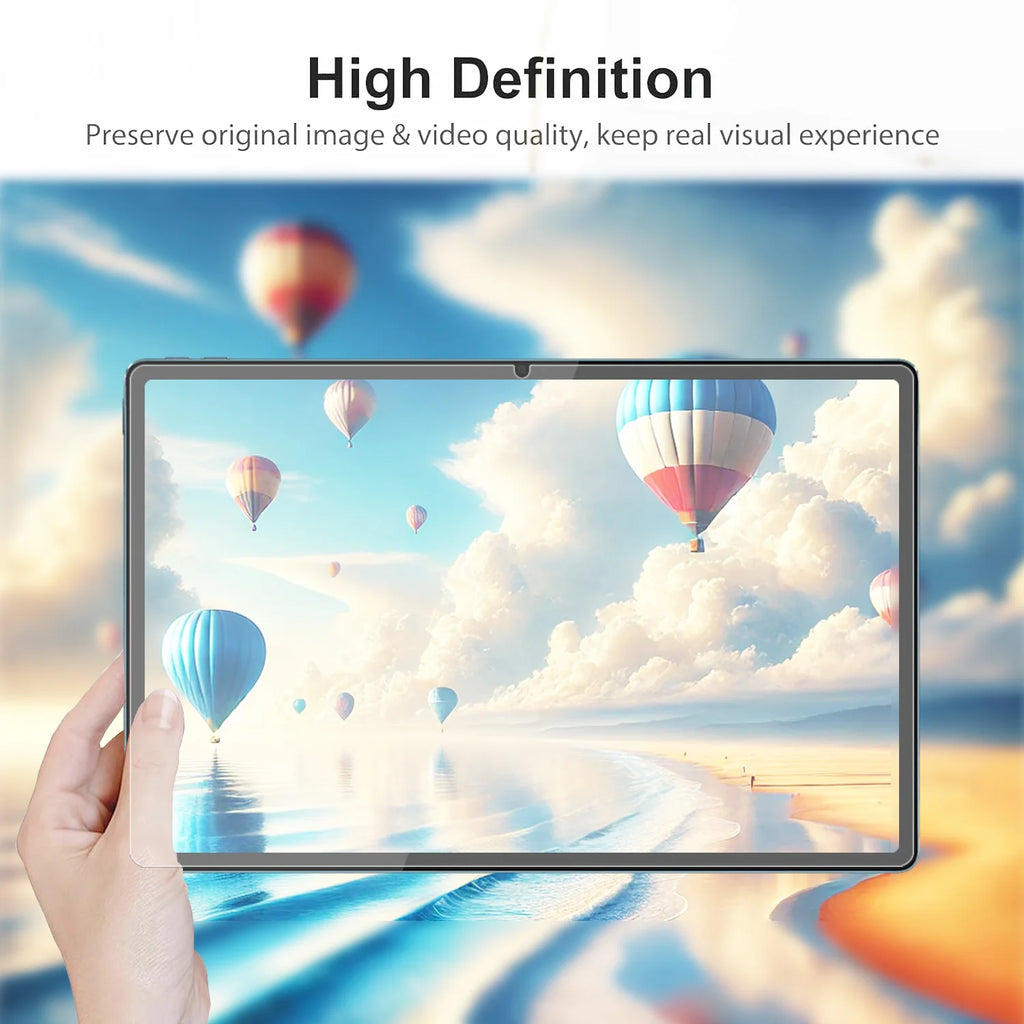 2 Pieces Hard Scratch Proof Film HD Tempered Glass Screen Protector For Lenovo Yoga Tab Plus 12.7 2025 TB-520FU