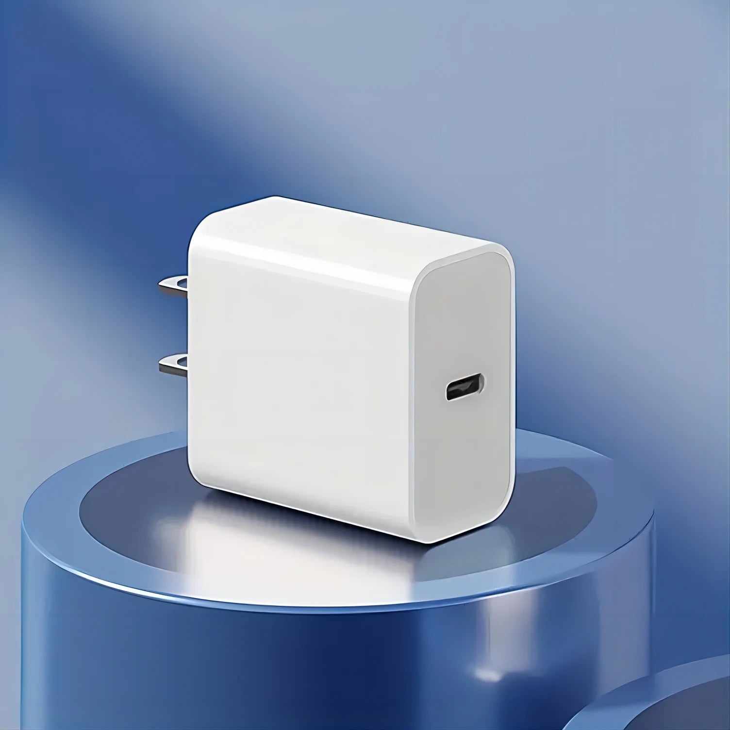 PD 20W Fast Charging US Charger Plug with 1M/3FT Cable for iPhone iPad