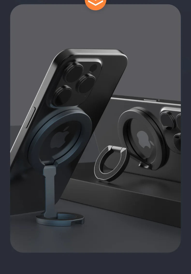 For MagSafe Double Sided Magnetic Phone Ring Holder for iPhone 15 Cellphones Stand Phone Accessories Support Telephone Grip Tok