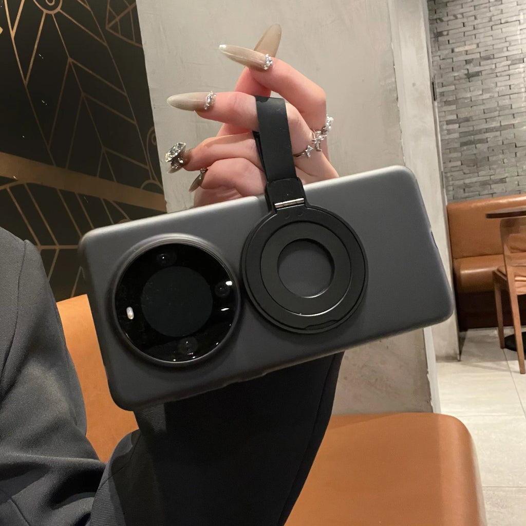 Magnetic KutumyQC Cell Phone Ring Holder Compatible with iPhone 12 13 14 15 Series MagSafe Removable Cell Phone Grip Kickstand