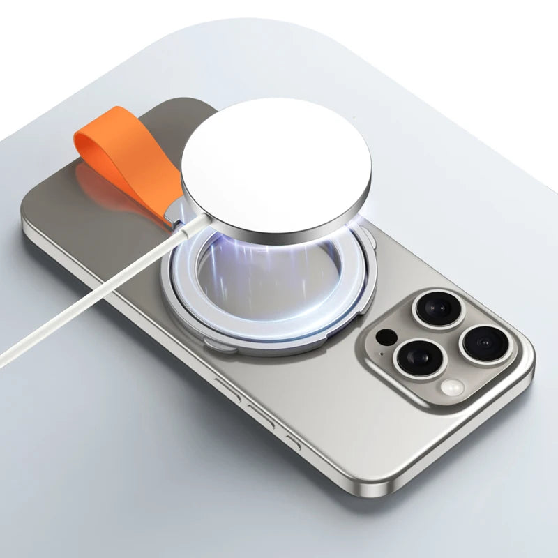 Magnetic Cell Phone Ring Holder Compatible with iPhone 12 13 14 15 Series MagSafe Removable Cell Phone Grip Kickstand
