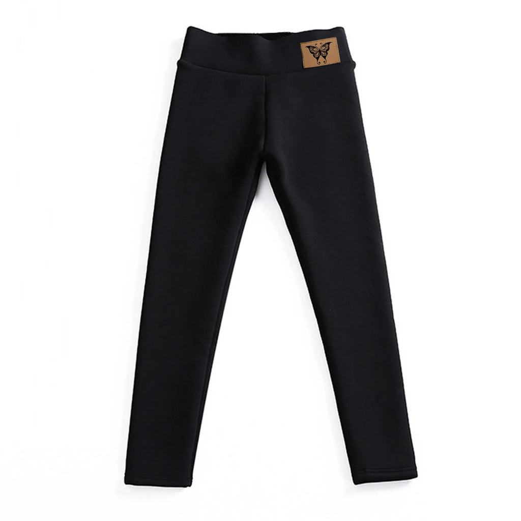 Women's Winter Fleece Leggings High Waist Velvet Keep Warm Tights Pants Solid Color Comfortable Stretchy Thermal Leggins S-3XL