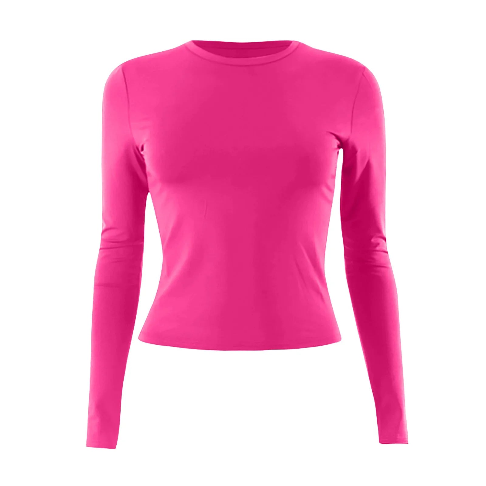 Cotton O Neck Long Sleeve Shirt Women Sexy Cropped Tops 2025 Autumn Black Casual Skinny Slim Basic Woman T Shirts White Clothing