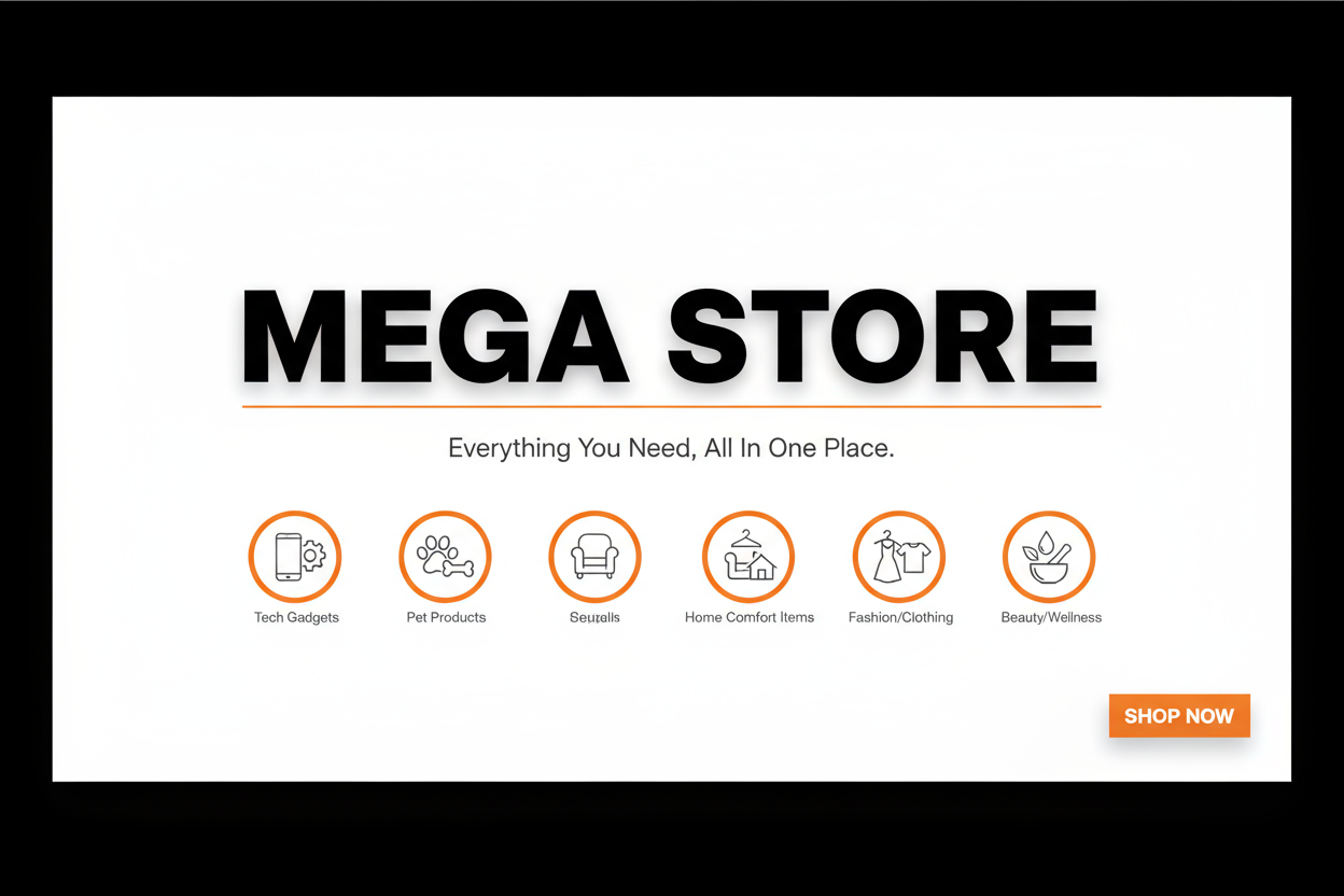 Mega Store Hero Banner
